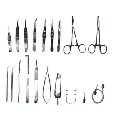 Equipmedy Complete Cataract Surgery Instrument Set – 23 Pcs
